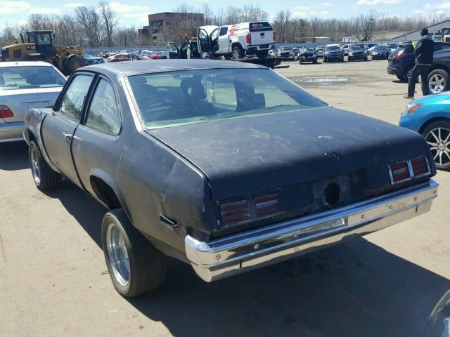 1X27D8T228693 - 1978 CHEVROLET NOVA BLACK photo 3