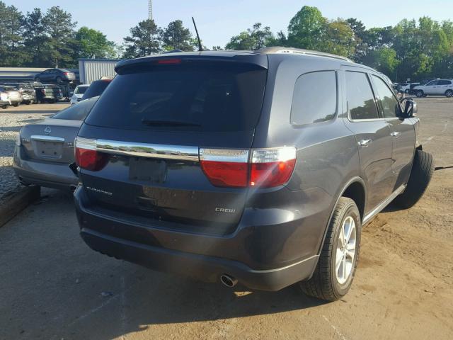 1C4RDHDG2DC671756 - 2013 DODGE DURANGO CR BLUE photo 4