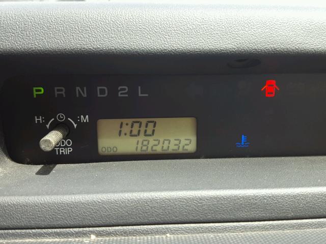 JTLKT324564091936 - 2006 TOYOTA SCION XB BLACK photo 8