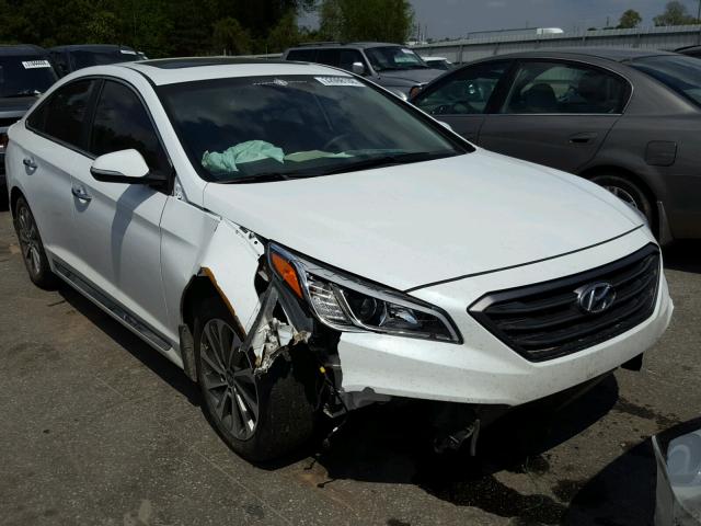 5NPE34AF6HH465887 - 2017 HYUNDAI SONATA SPO SILVER photo 1