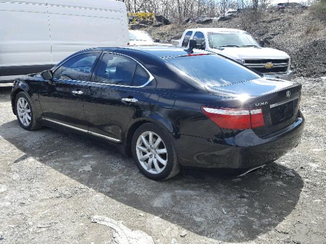 JTHBL46F785065427 - 2008 LEXUS LS 460 BLACK photo 3