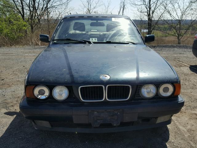 WBAHE2325SGE93343 - 1995 BMW 530 I AUTO GREEN photo 9