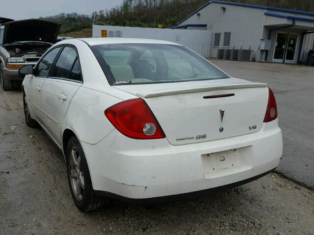 1G2ZG58N574212240 - 2007 PONTIAC G6 BASE WHITE photo 3