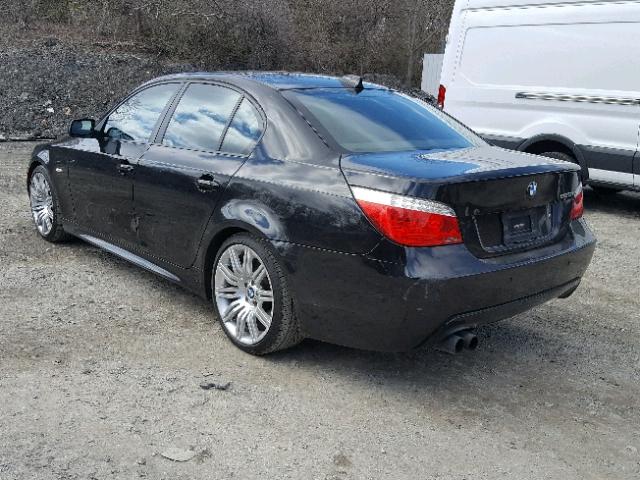 WBANW53548CT52319 - 2008 BMW 550 I BLACK photo 3