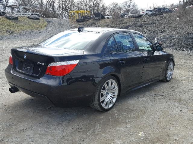 WBANW53548CT52319 - 2008 BMW 550 I BLACK photo 4