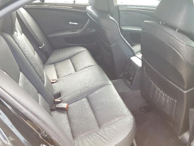 WBANW53548CT52319 - 2008 BMW 550 I BLACK photo 6