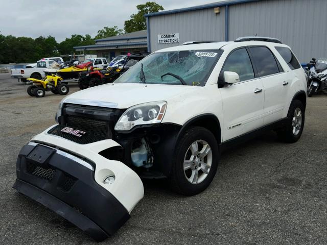 1GKER23748J226908 - 2008 GMC ACADIA SLT თეთრი ფოტო 2