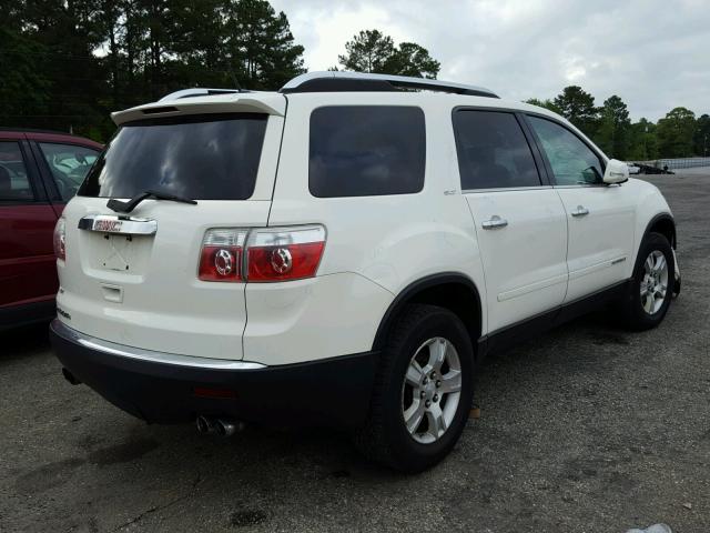 1GKER23748J226908 - 2008 GMC ACADIA SLT თეთრი ფოტო 4
