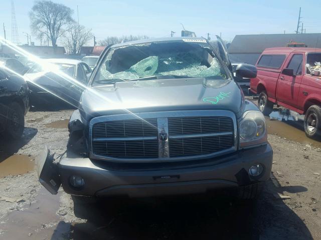 1D8HB58N86F112871 - 2006 DODGE DURANGO LI GRAY photo 9