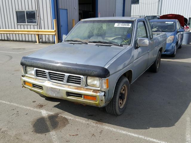 1N6SD16S6PC347396 - 1993 NISSAN TRUCK KING BLUE photo 2