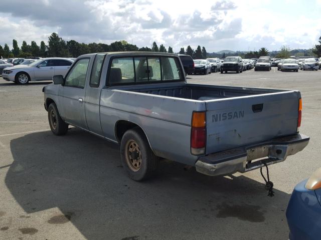 1N6SD16S6PC347396 - 1993 NISSAN TRUCK KING BLUE photo 3