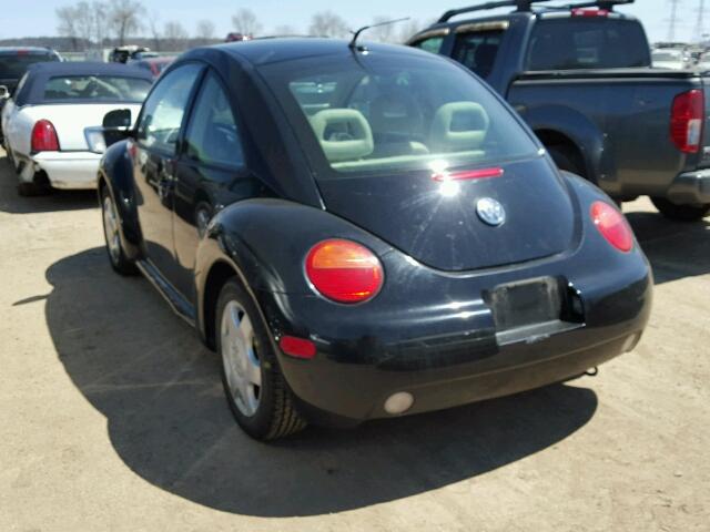 3VWCA21C9XM403364 - 1999 VOLKSWAGEN NEW BEETLE BLACK photo 3