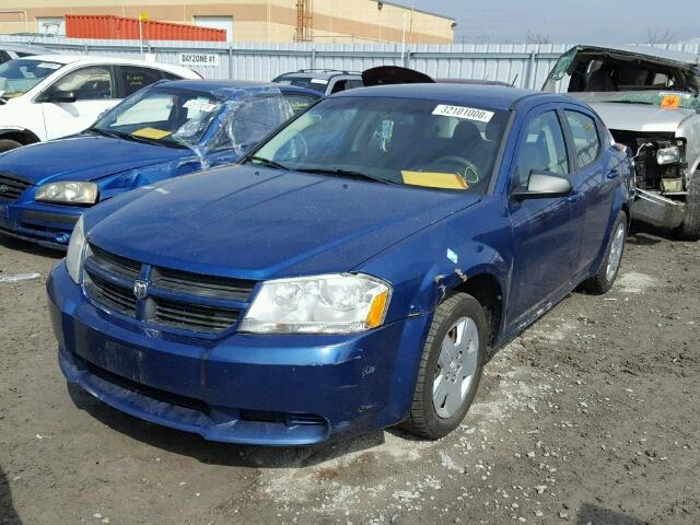 1B3CC4FB5AN145609 - 2010 DODGE AVENGER SX BLUE photo 2