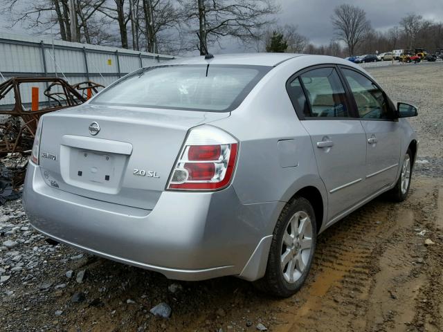 3N1AB61E47L677404 - 2007 NISSAN SENTRA 2.0 SILVER photo 4