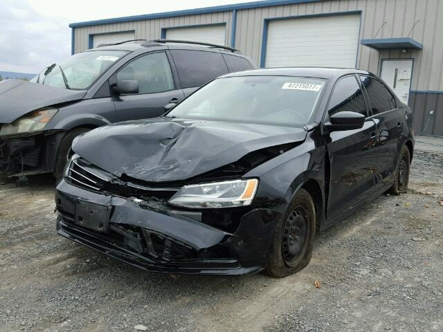 3VW1K7AJ3FM319023 - 2015 VOLKSWAGEN JETTA BASE 黑色 照片 2