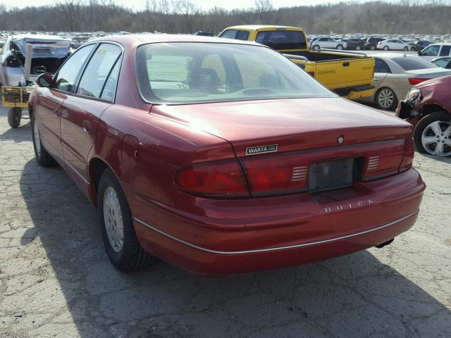 2G4WB52KXW1421197 - 1998 BUICK REGAL LS MAROON photo 3