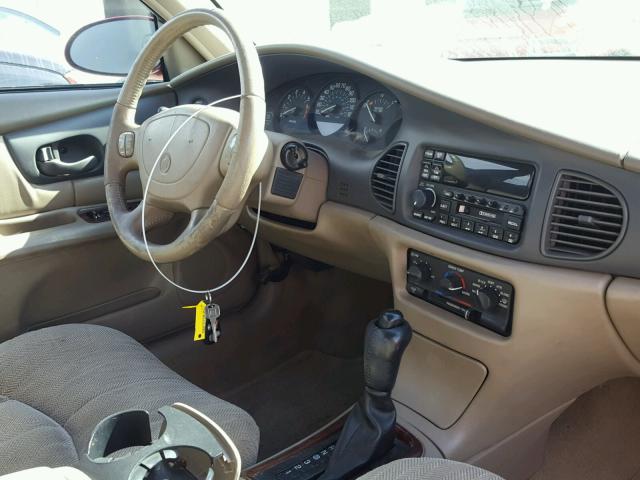 2G4WB52KXW1421197 - 1998 BUICK REGAL LS MAROON photo 9