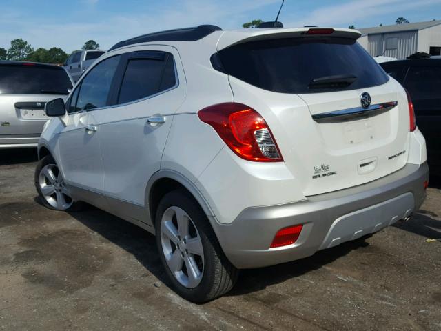 KL4CJBSB8FB054397 - 2015 BUICK ENCORE CON WHITE photo 3