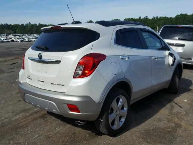 KL4CJBSB8FB054397 - 2015 BUICK ENCORE CON WHITE photo 4