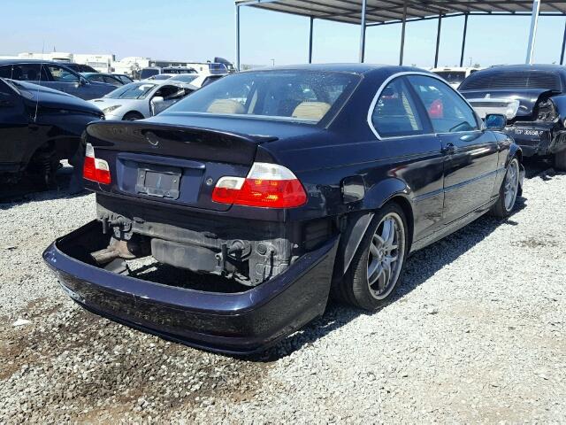 WBABN33422PG59282 - 2002 BMW 325 CI BLUE photo 4