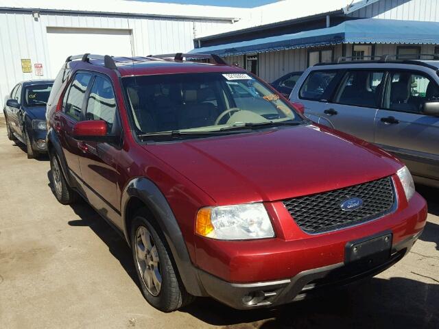 1FMDK05107GA34594 - 2007 FORD FREESTYLE RED photo 1