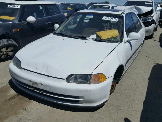 JHMEH9598RS010785 - 1994 HONDA CIVIC EX WHITE photo 2