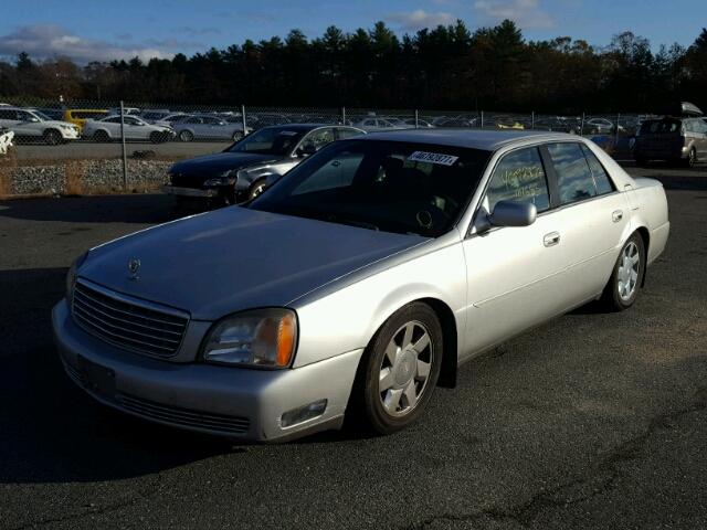 1G6KD54Y01U213280 - 2001 CADILLAC DEVILLE SILVER photo 2