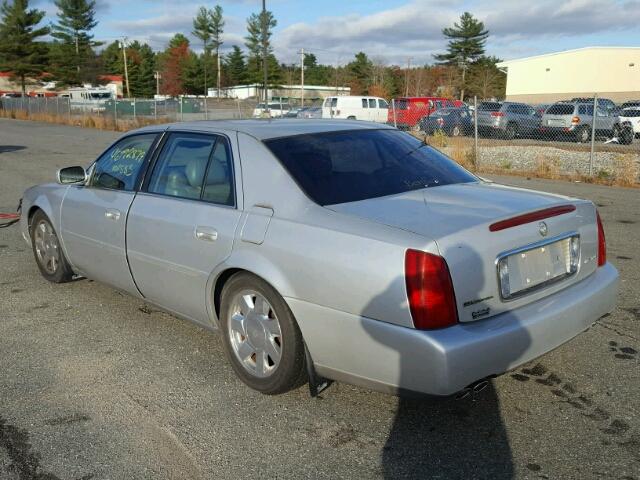 1G6KD54Y01U213280 - 2001 CADILLAC DEVILLE SILVER photo 3