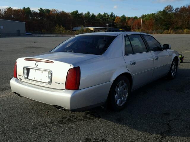 1G6KD54Y01U213280 - 2001 CADILLAC DEVILLE SILVER photo 4