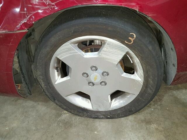 2G1WD58C079165937 - 2007 CHEVROLET IMPALA SUP წითელი ფოტო 9