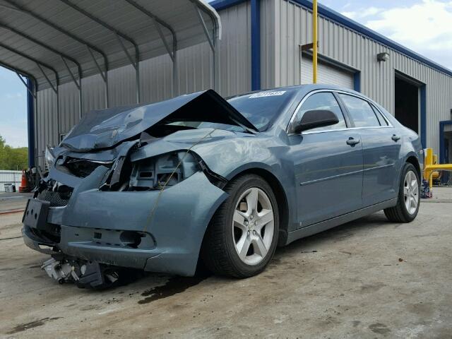 1G1ZG57B69F107936 - 2009 CHEVROLET MALIBU LS GREEN photo 2
