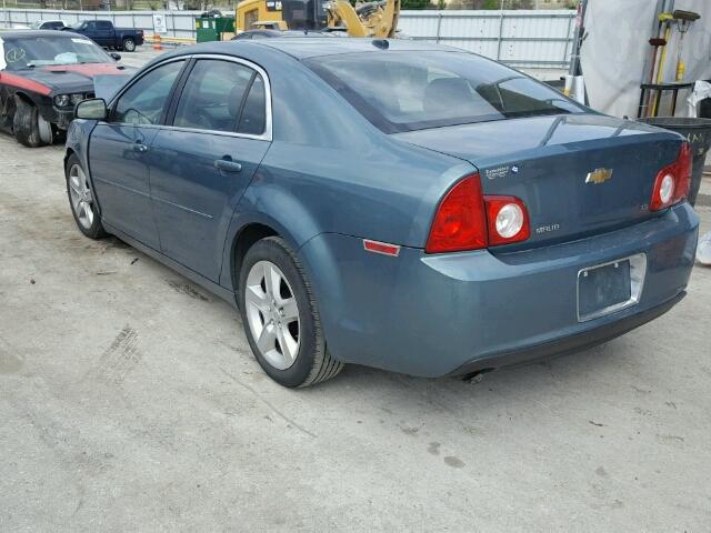 1G1ZG57B69F107936 - 2009 CHEVROLET MALIBU LS GREEN photo 3