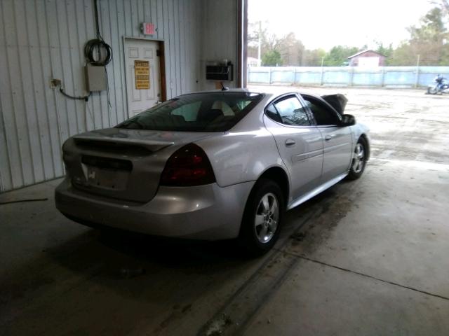 2G2WP582961205455 - 2006 PONTIAC GRAND PRIX SILVER photo 4