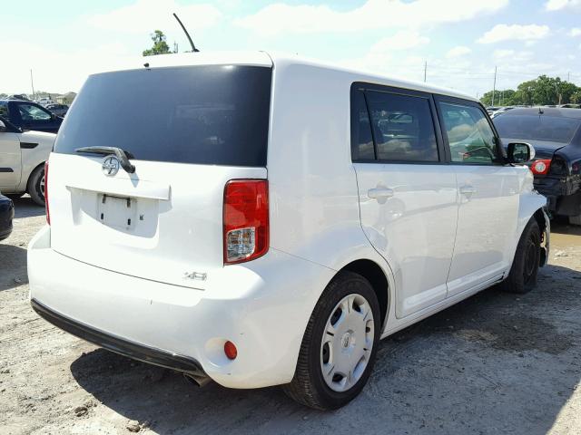 JTLZE4FE7DJ037487 - 2013 TOYOTA SCION XB WHITE photo 4