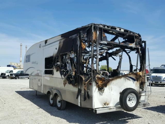 4YDF28F265G913854 - 2005 KEYSTONE OUTBACK WHITE photo 3