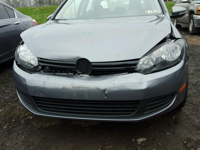 WVWAB7AJ6AW291732 - 2010 VOLKSWAGEN GOLF 灰色 照片 9