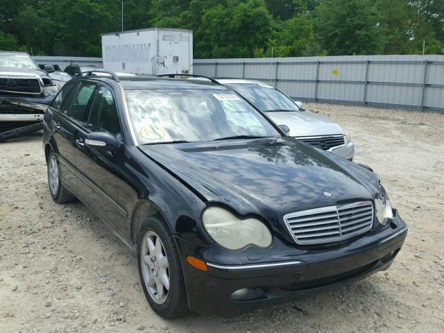 WDBRH64J42F145921 - 2002 MERCEDES-BENZ C 320 BLACK photo 1