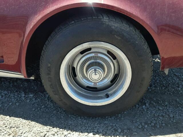 1Z37J5S426222 - 1975 CHEVROLET CORVETTE MAROON photo 9