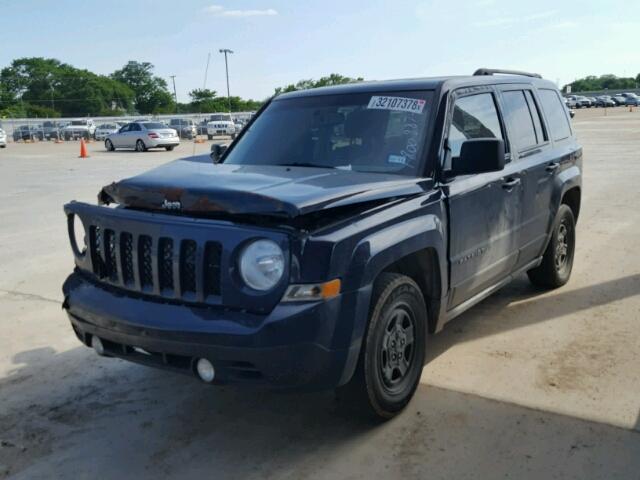 1C4NJPBB1GD682223 - 2016 JEEP PATRIOT SP BLUE photo 2