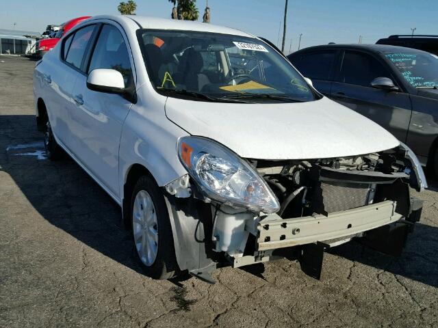 3N1CN7AP2DL876549 - 2013 NISSAN VERSA WHITE photo 1