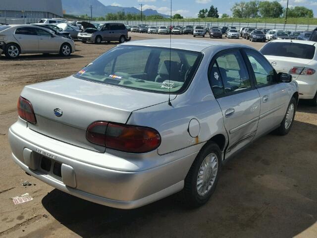 1G1ND52JX3M706508 - 2003 CHEVROLET MALIBU SILVER photo 4