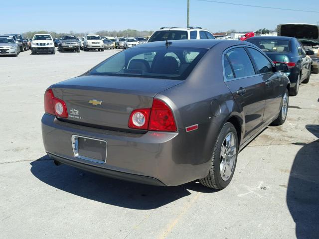 1G1ZC5EB1AF161261 - 2010 CHEVROLET MALIBU 1LT 棕色 照片 4