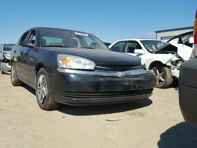 1G1ZS52854F221445 - 2004 CHEVROLET MALIBU BLACK photo 1