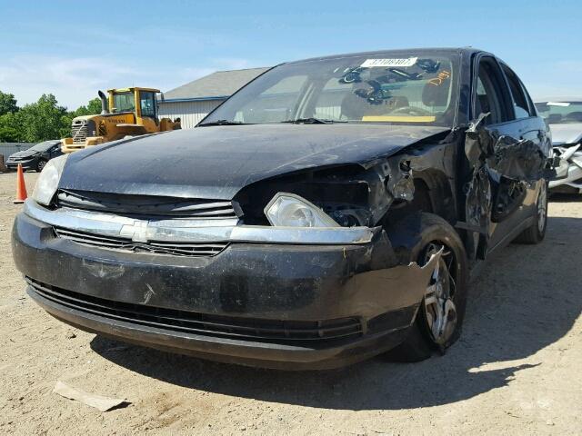 1G1ZS52854F221445 - 2004 CHEVROLET MALIBU BLACK photo 2