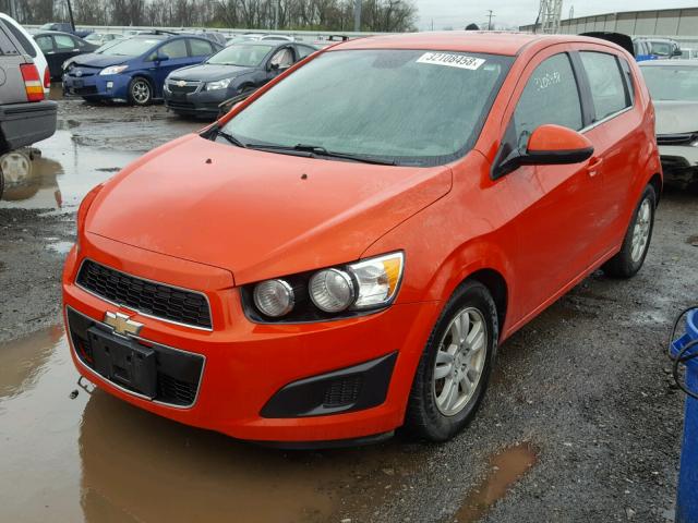 1G1JC6SH0C4105435 - 2012 CHEVROLET SONIC LT ORANGE photo 2