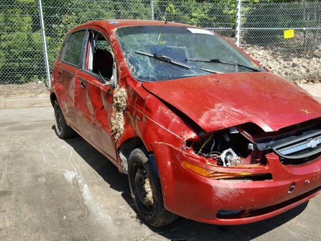 KL1TD66656B639107 - 2006 CHEVROLET AVEO BASE Qırmızı foto 9