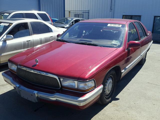 1G4BN52P4TR408448 - 1996 BUICK ROADMASTER BURGUNDY photo 2