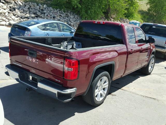 1GTV2UEC6FZ347556 - 2015 GMC SIERRA K15 RED photo 4