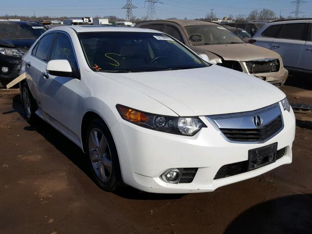 JH4CU2F6XDC000762 - 2013 ACURA TSX TECH WHITE photo 1