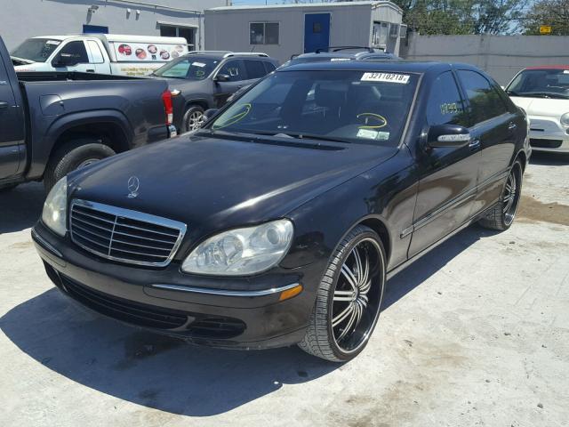 WDBNG84J64A413929 - 2004 MERCEDES-BENZ S 500 4MAT BLACK photo 2